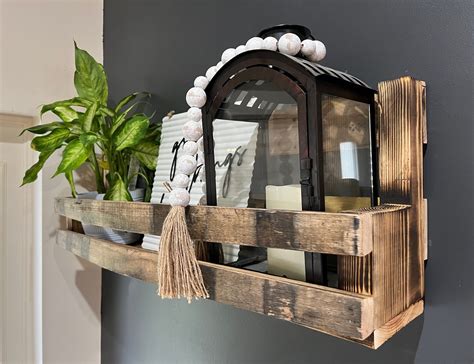 Bourbon Barrel Stave Shelf Etsy