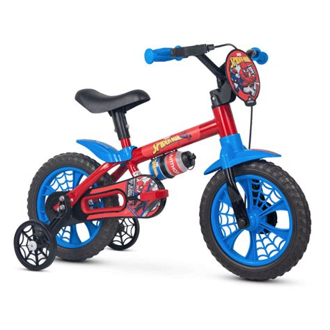 Bicicleta Infantil Rodinhas Aro Spiderman Nathor