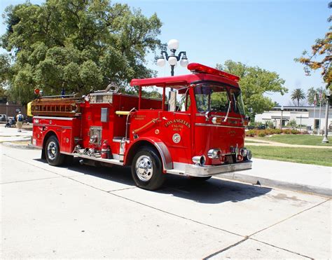 Lafd Vintage Seagrave E69 Fire Trucks Fire Rescue Fire Engine