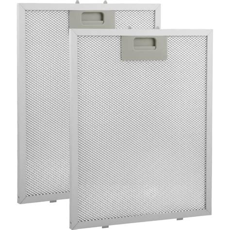 2 Pack Filtres De Hotte Aspirante En Métal 320 X 260 Mm Filtre à