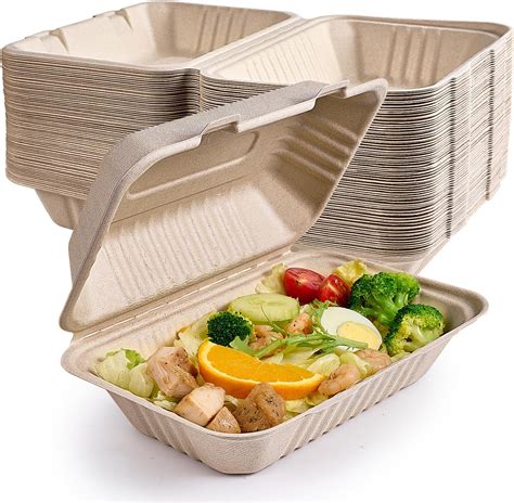 Amazon Pami Compostable X Pack Clamshell Take Out