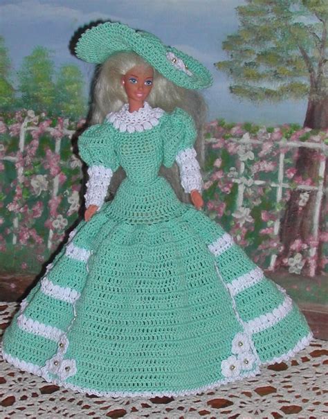 Barbie Crochet Patterns Crochet Collector Costumes Barbie Etsy