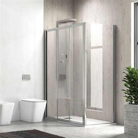 Karag Penta Sn Square Shower Cabinet With Fixed Crystal Tiles