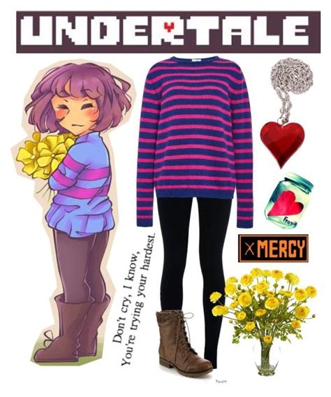 Undertale Frisk By Missolivetree Liked On Polyvore Featuring Nike Refresh Stella Jean And