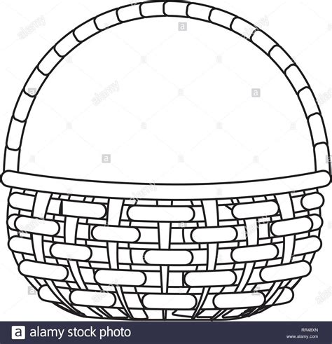 Canasta De Picnic Cartoon Ilustraci N Del Vector Basket Drawing