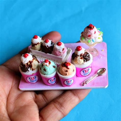 Ice Cream Combo Miniature Magnet – CN Arts Miniatures