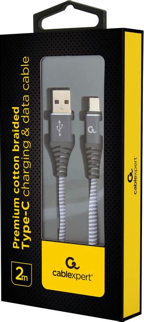 Rozetka Pl Kabel Cablexpert USB Do USB Type C 2 M Space Grey White