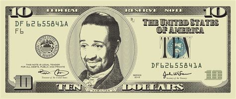 Hamilton Ten Dollar Bill on Behance