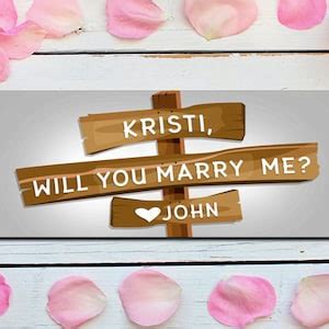 Will You Marry Me Banner, Proposal Banner Marry Me Sign, Personalized ...