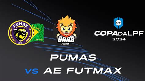 Ao Vivo Pumas X Ae Futmax Copa Da Lpf Sub Youtube