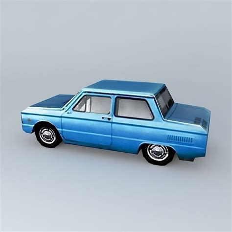 ZAZ old car free 3D Model MAX OBJ 3DS FBX STL DAE | CGTrader.com