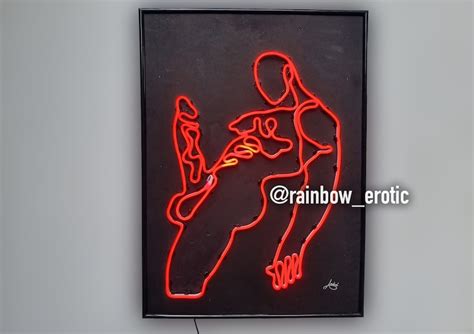 Hard Body Sexy Erotic Neon Sign Custom Gay Led Sign Erotic Neon Light