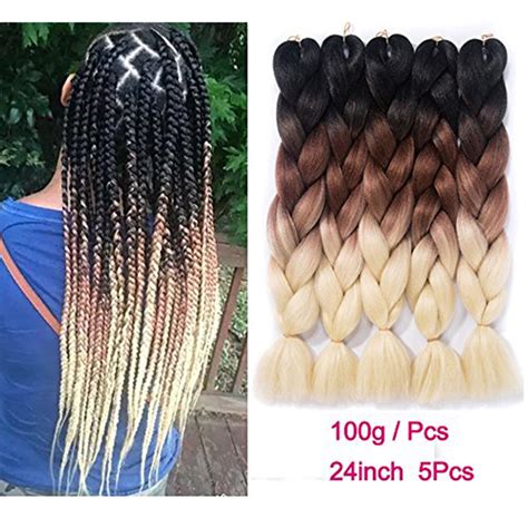 Lelinta Beasuty Braiding Hair Extensions Synthetic Fiber For Twist