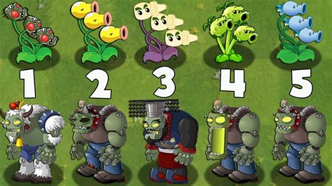 All Threepeater Plant Plants Vs Zombies Mod Youtube