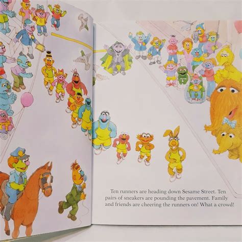 Sesame Street Ready Set Go Counting Children 1995 Hardcover Little ...