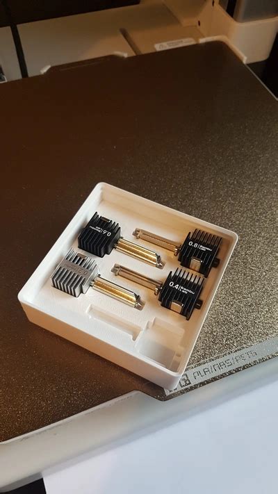 Gridfinity 5 Nozzle Module A1 Mini 2x2 By Precisioncrafts Makerworld