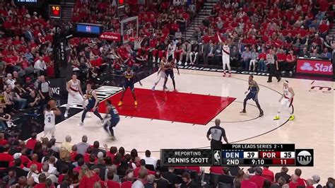 Nba Playoff Nuggets Vs Trail Blazers Round Game Move