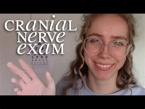 Asmr Cranial Nerve Exam Wound Treatment In The Er Soft