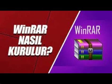 Winrar nasıl indirilir ve kurulur YouTube