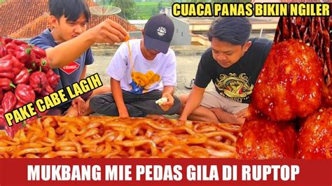 MUKBANGMIE SAMYANG NYEMEK SUPER PEDAS BIKIN NGILER YouTube