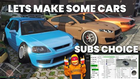 Make Your Own Cars Save Editor Dmo Subscribers Create Their Own Car