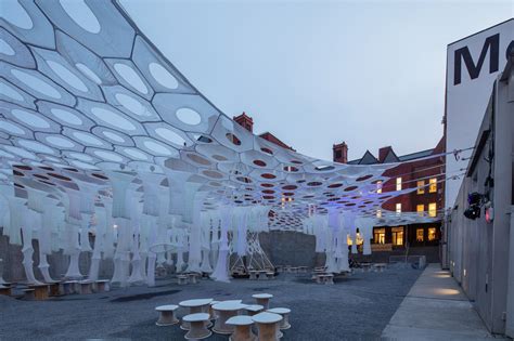 Lumen Installation By Jenny Sabin Studio Debuts At MoMA PS1 METALOCUS