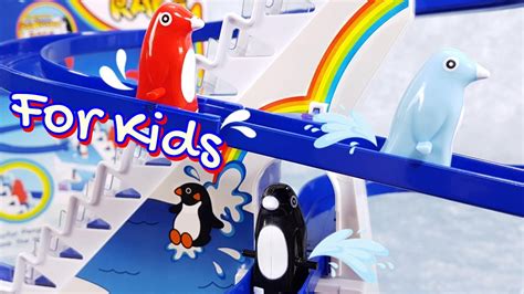 Penguin Slide Chase And Race 🐧 Best 80s 90s Retro Toy For Kids 💦