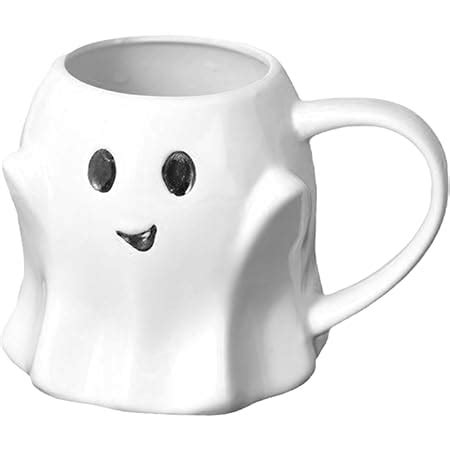 Halloween Coffee Mug Cute Ceramic Ghost Face Mug Ghost Coffee Mug