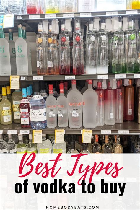 Types Of Vodka Guide For Beginners Homebody Eats Types Of Vodka Vodka Based Cocktails