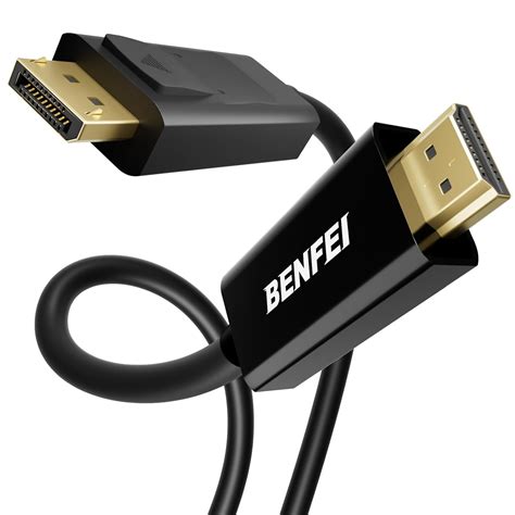 Benfei 4k Displayport To Hdmi 6 Feet Cable Uni Directional Dp 12