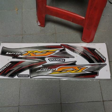 Stiker Sticker Body Stripe 2 Honda Wave110rs Wave110 Wave 110 Wave