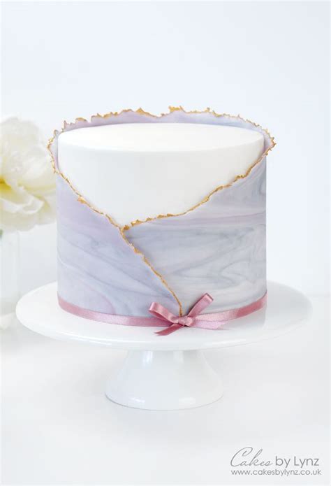 Ripped Marbled Fondant Cake Wrap Tutorial Cakes By Lynz In 2022