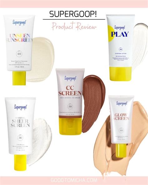 Which Supergoop Sunscreen Is Right For You? - GoodTomiCha