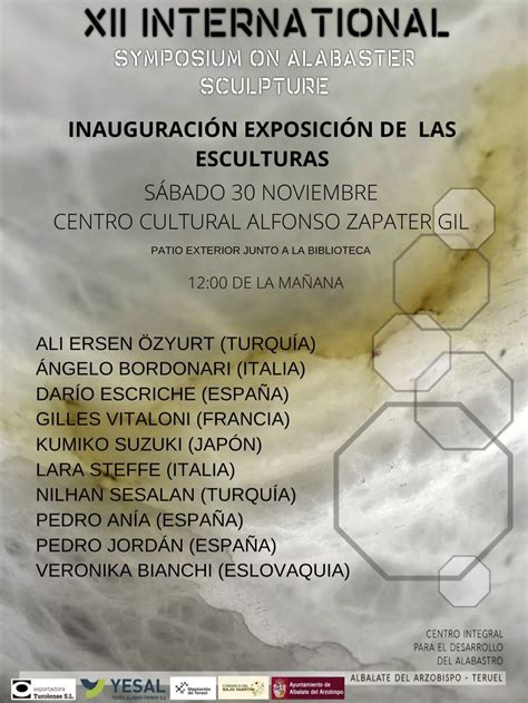 Expo Xii Simposio Internacional Alabaster Spain