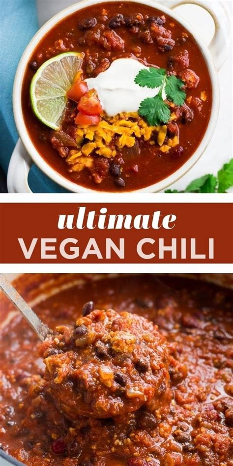 Award Winning Vegan Chili Is Simply The Best Recipe Sure To Please Meat Eaters And It S So