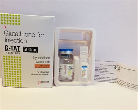 INTELICURE Glutathione 600 Mg Inj For Skin Whitening Packaging Type