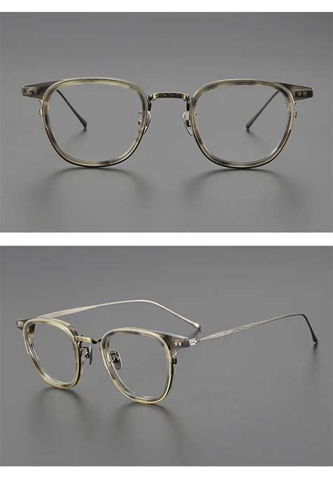 Jyll Titanium Square Glasses Frame Fomolooo