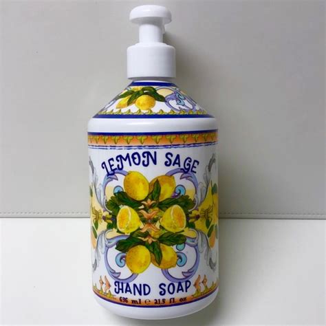 Home And Body Co Bath Body Lemon Sage Hand Soap Italian Deruta