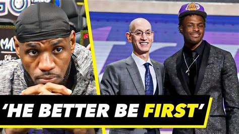 Bronny James Is Projected To Be The Top Pick In Nba Draft Youtube