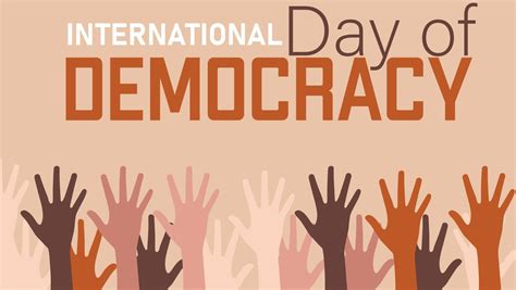 International Day of Democracy September 15 - 2025 - World Day