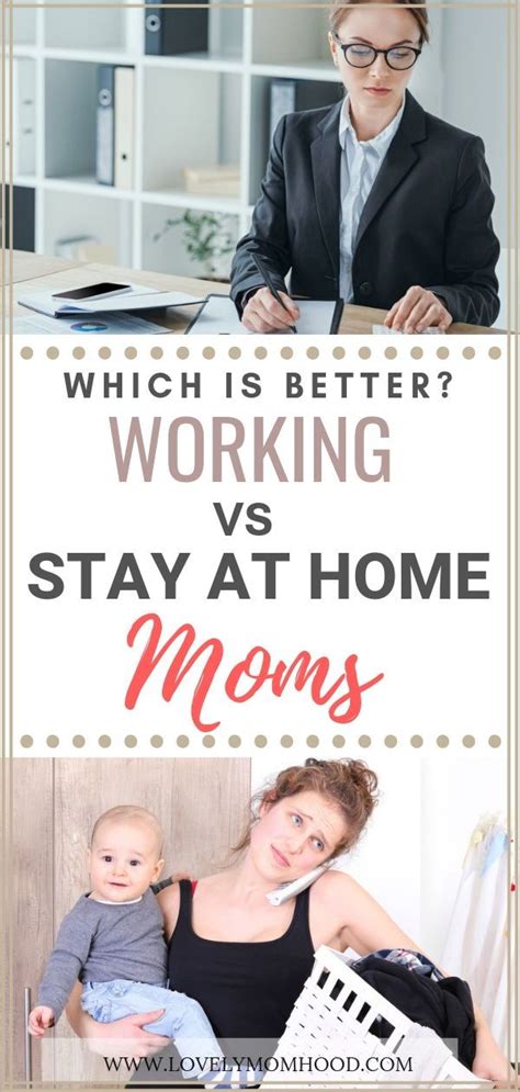 Working Moms Vs Stay At Home Moms Sahm Pros And Cons Working Moms