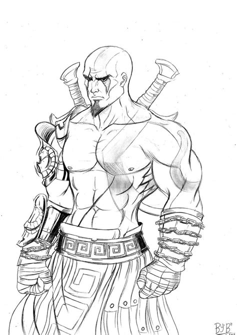 Kratos By Brunohatake3 On Deviantart Kratos Desenho Desenhos