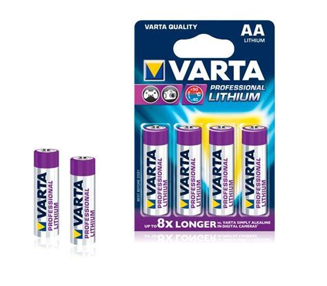 Батарейки Varta AA Professional Lithium (4 шт.) - купить с доставкой по ...