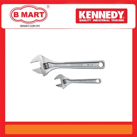 KENNEDY KEN5011560K 10 6 CHROMED FINISH ADJUSTABLE WRENCH SET