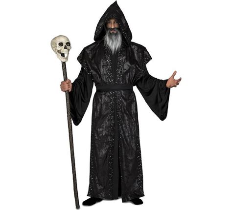 Disfraz De Hechicero Tenebroso Para Hombre Disfraz Hechicera Vestido