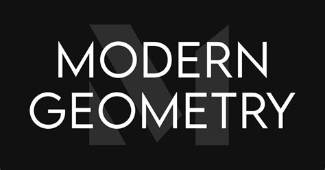 Modern Geometry™ Modern Wall Art Abstract Geometric Black