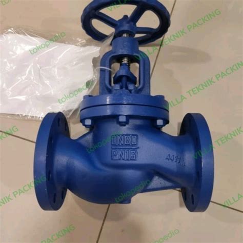 Jual Globe Valve Cast Iron Pn16 3 Inch Globe Valve Pn16 Flange Dn80 Jakarta Barat Villa