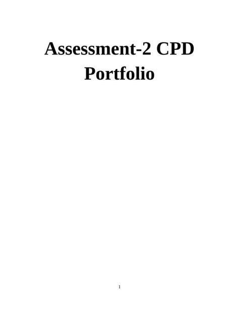 Cpd Portfolio Cipd Profession Map Skills Analysis Development Plan