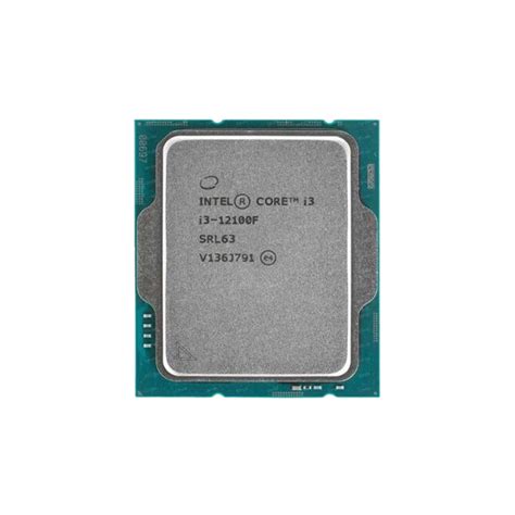 Cpu Intel Core I3 12100f Lga1700 Turbo 430 Ghz 4c8t 12mb Tray