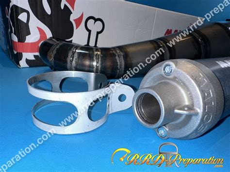 Exhaust MALOSSI MHR BIG BORE Ø52mm scooter PIAGGIO GILERA Typhoon